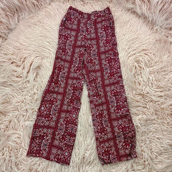 Women’s Small Red Palazzo Pants - Picture 1 of 4